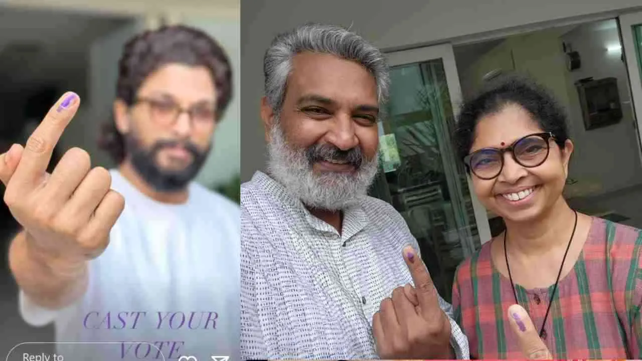 From Chiranjeevi to Junior NTR and Allu Arjun: South Stars Vote in Telangana Elections 2023