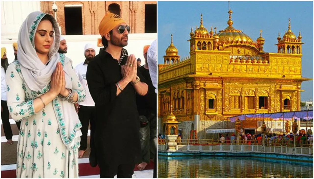 Mandy Takhar, Preet Harpal Visit Golden Temple Ahead Of ‘Lukan Michi’ Release