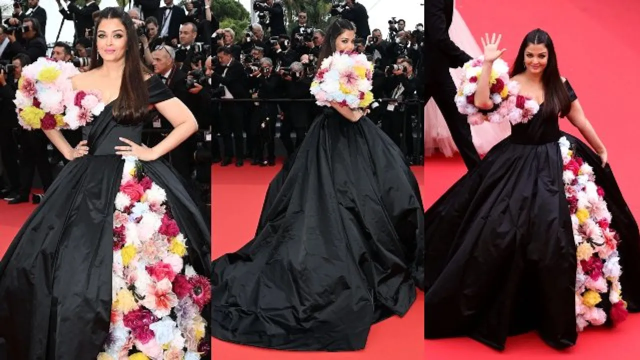 Cannes 2022: Aishwarya Rai creates magical moment at red carpet in black Dolce Gabbana attire