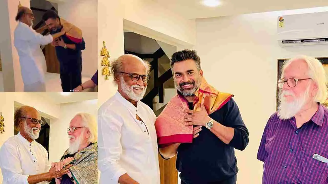 Rocketry: R Madhavan receives blessings from 'Thalaiva' Rajnikanth following success of his directorial debut