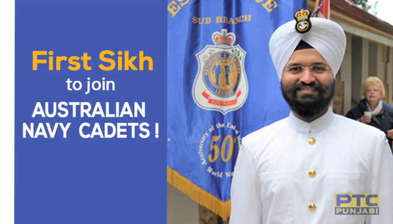 History Created! Amrit Pal Singh First Turbaned Sikh To Join Australian Navy Cadets