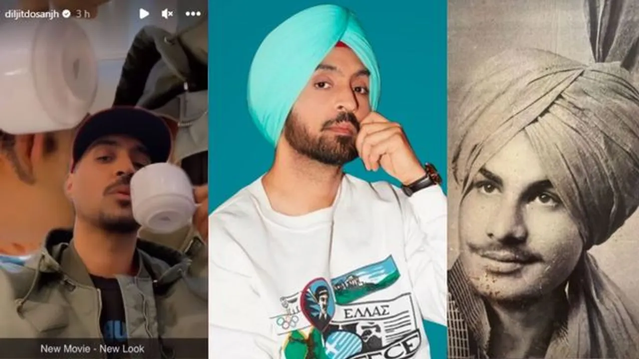 Diljit Dosanjh begins filming for Amar Singh Chamkila's biopic; unveils first look