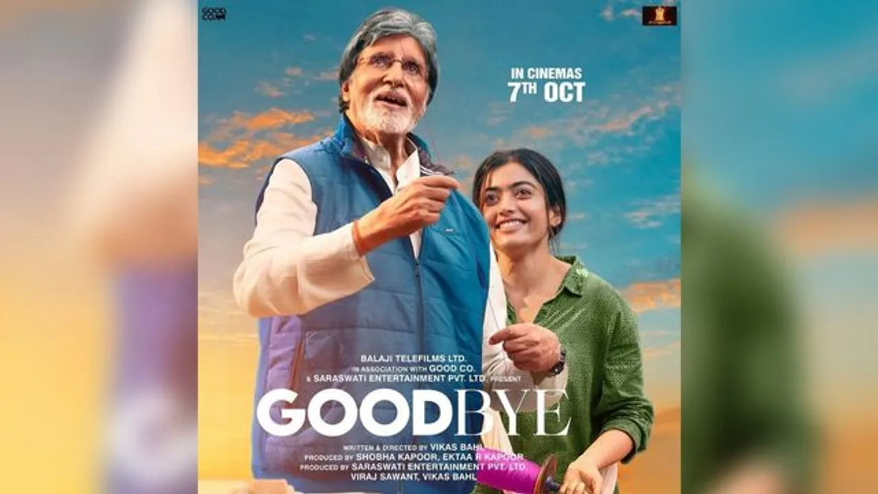 'GoodBye' official poster: Amitabh Bachchan, Rashmika Mandanna to bring unique father-daughter chemistry on screens