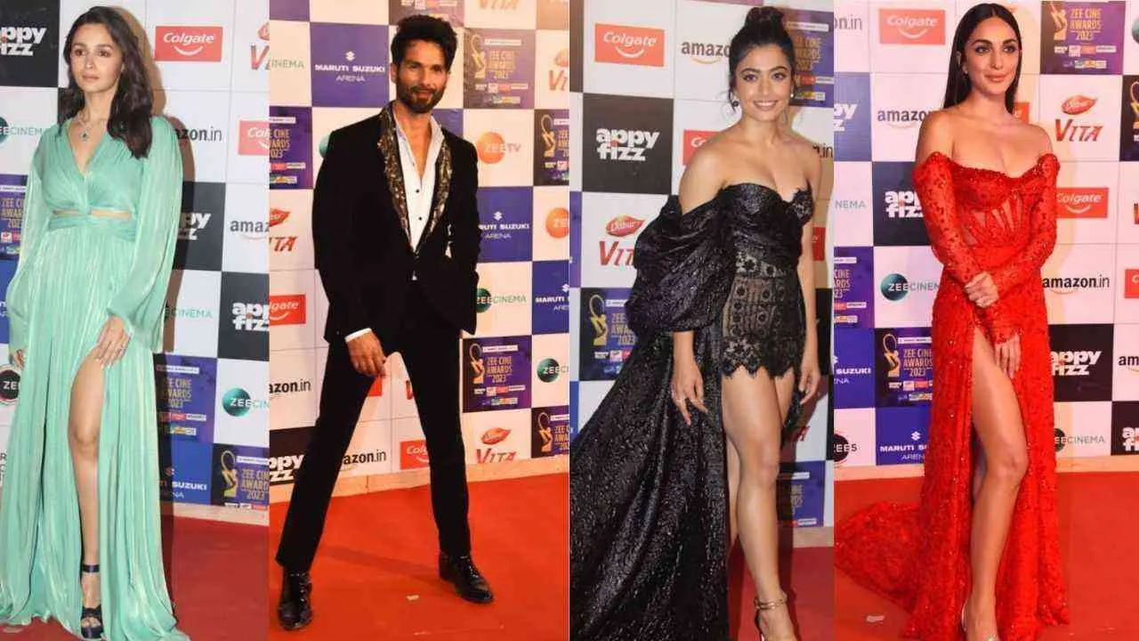 Zee Cine Awards 2023: From Alia Bhatt to Shahid Kapoor, Bollywood Celebs Raise the Glam Quotient on the Red Carpet