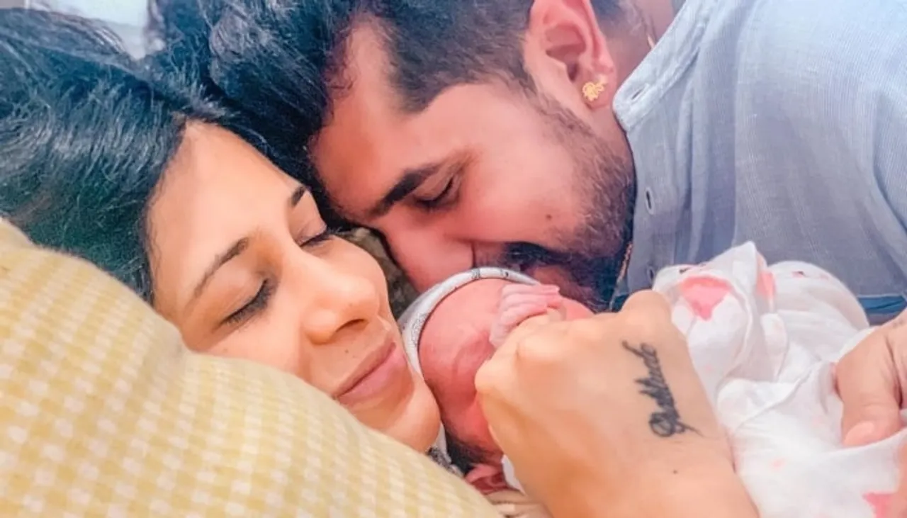 Suyyash Rai shares an adorable picture of wife Kishwer along with their new born baby!