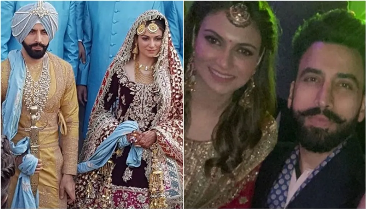 Unseen Pics And Videos: Gurickk Maan, Simran Kaur Mundi Look Adorable In Wedding Pictures