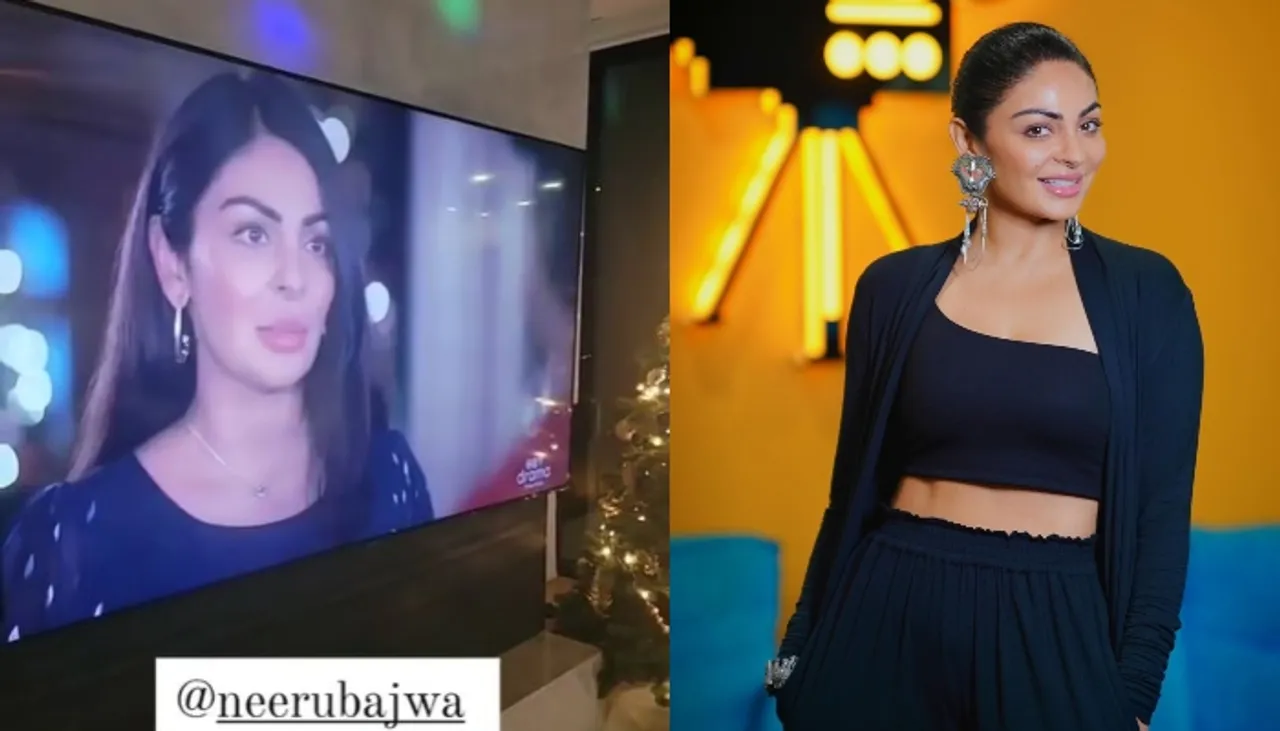 "An appreciation to myself for daring to dream" says Neeru Bajwa as she shares glimpse from her Hollywood movie