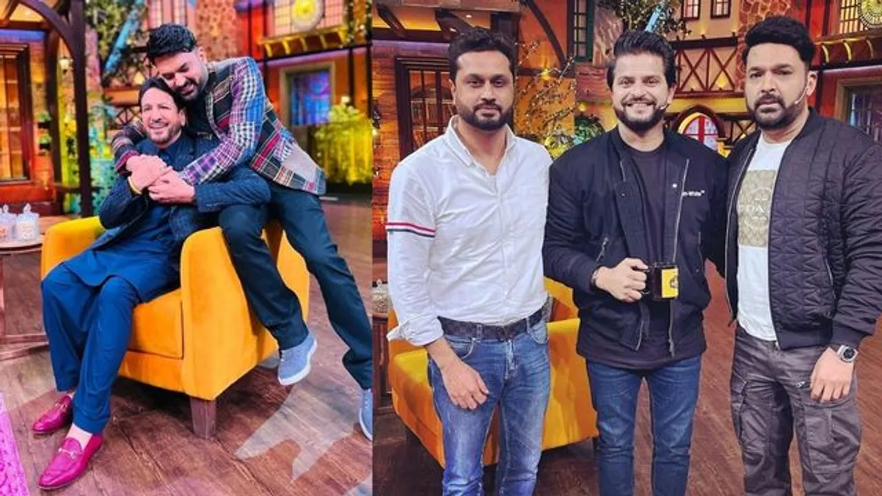 Gurdas Maan, Roshan Prince visit 'The Kapil Sharma Show'; pics inside