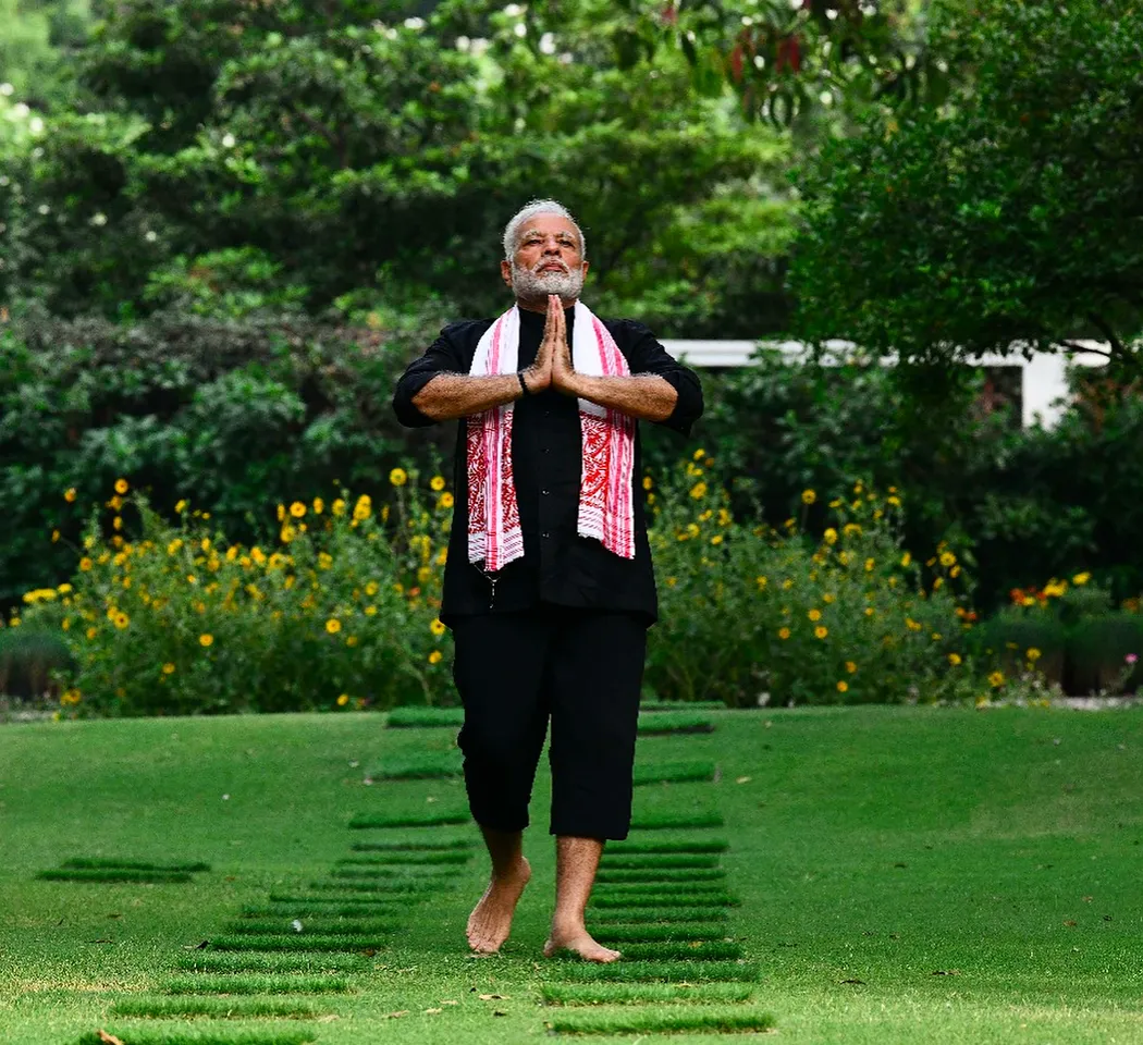 PM Modi Shares His Fitness Video, Challenges H D Kumaraswamy and Police Officials