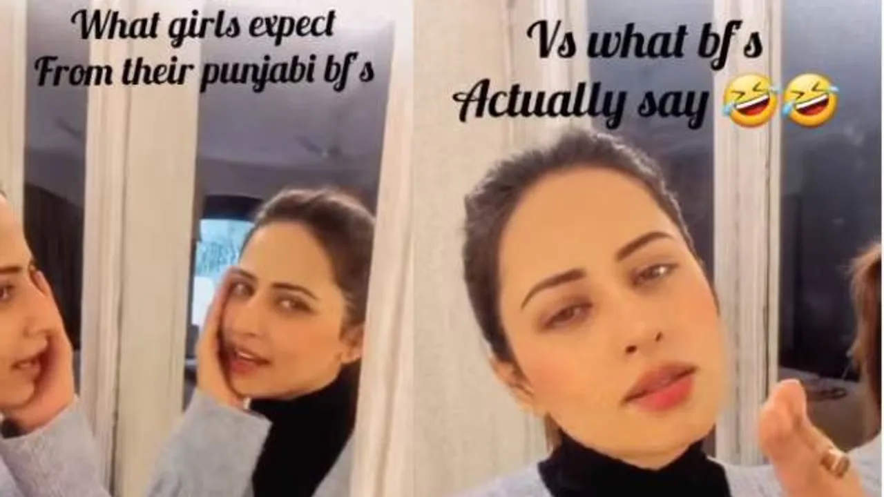 Sargun Mehta gives a reality check of what girls expect from Punjabi BFs Vs what Punjabi boys say to their Girlfriend