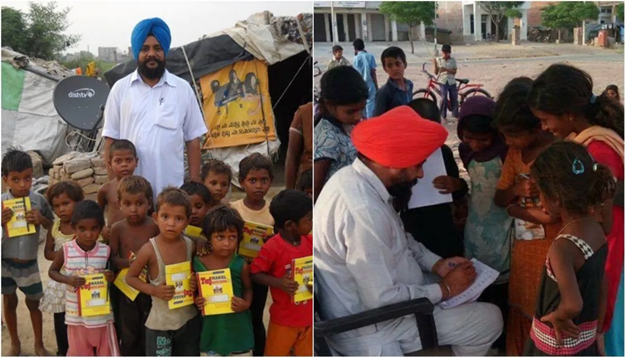 Real Hero! From 2003, This Sikh Man Is Providing Free Education To Over 1000 Slum Kids