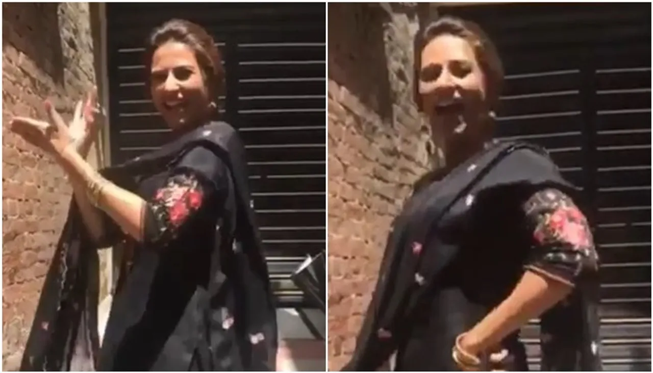 Have you seen this viral video of Sargun Mehta?