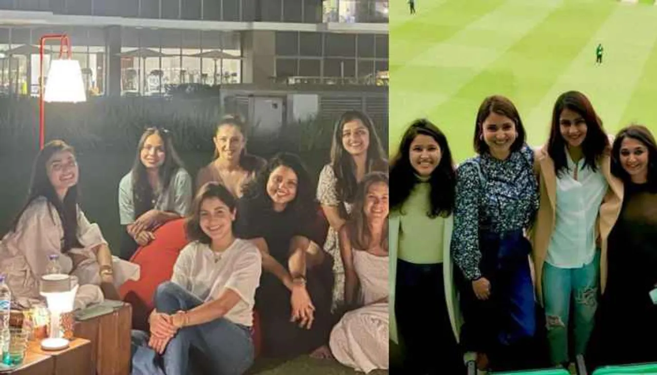 Anuskha Sharma shares throwback picture with KL Rahul's Girlfriend Athiya Shetty, Rohit's wife Ritika and other girl gang