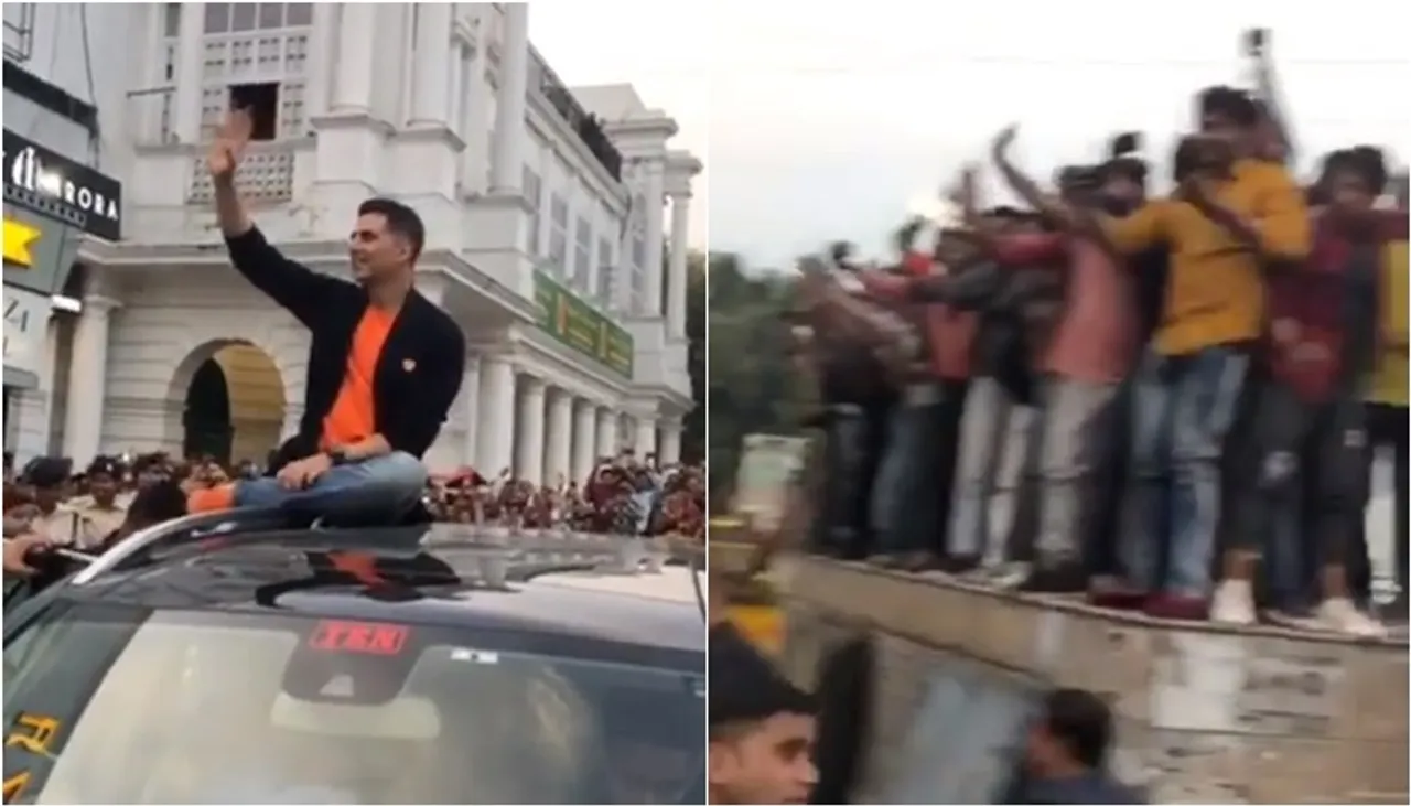 Watch: Fans Go Crazy As Akshay Kumar Promotes Kesari In Delhi