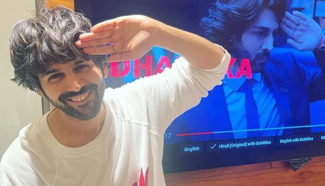 Dhamaka: Kartik Aaryan receive accolades for unconventional performance in Ram Madhvani's Dhamaka