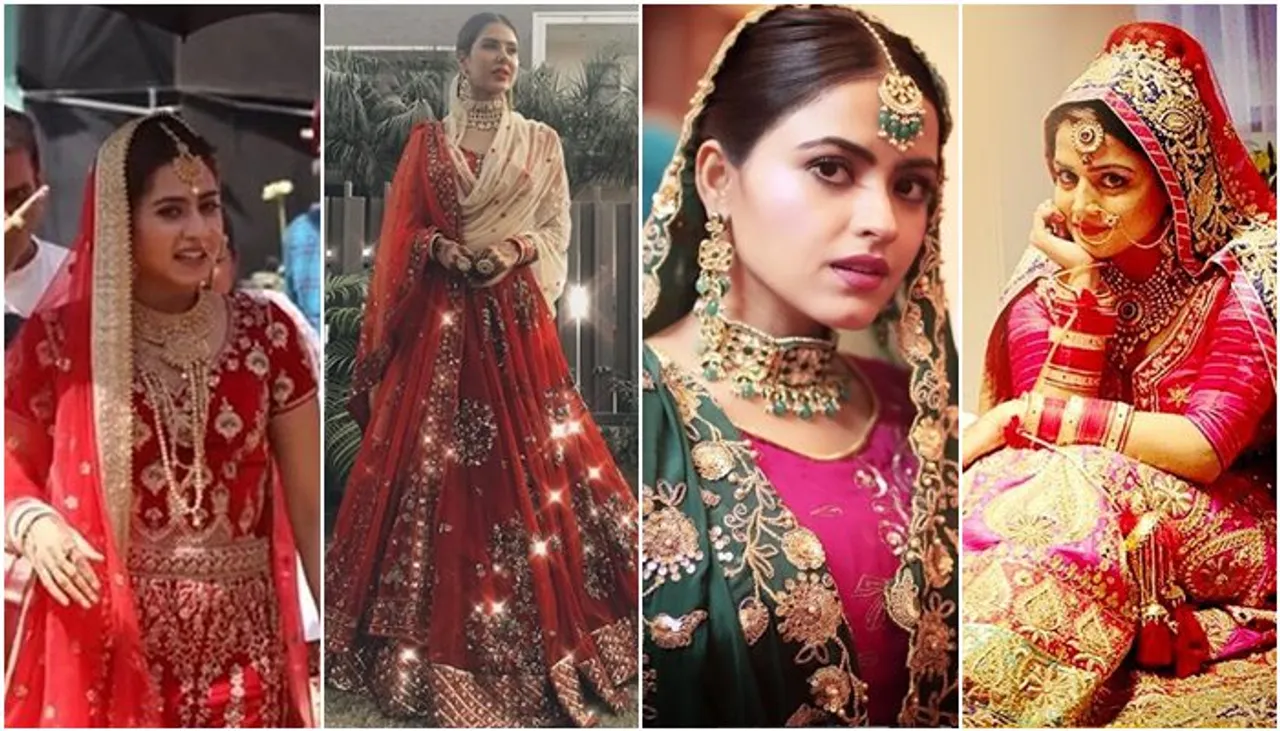 From Sargun Mehta To Simi Chahal, Which Actress Looked Stunning In Bridal Look? See Pics