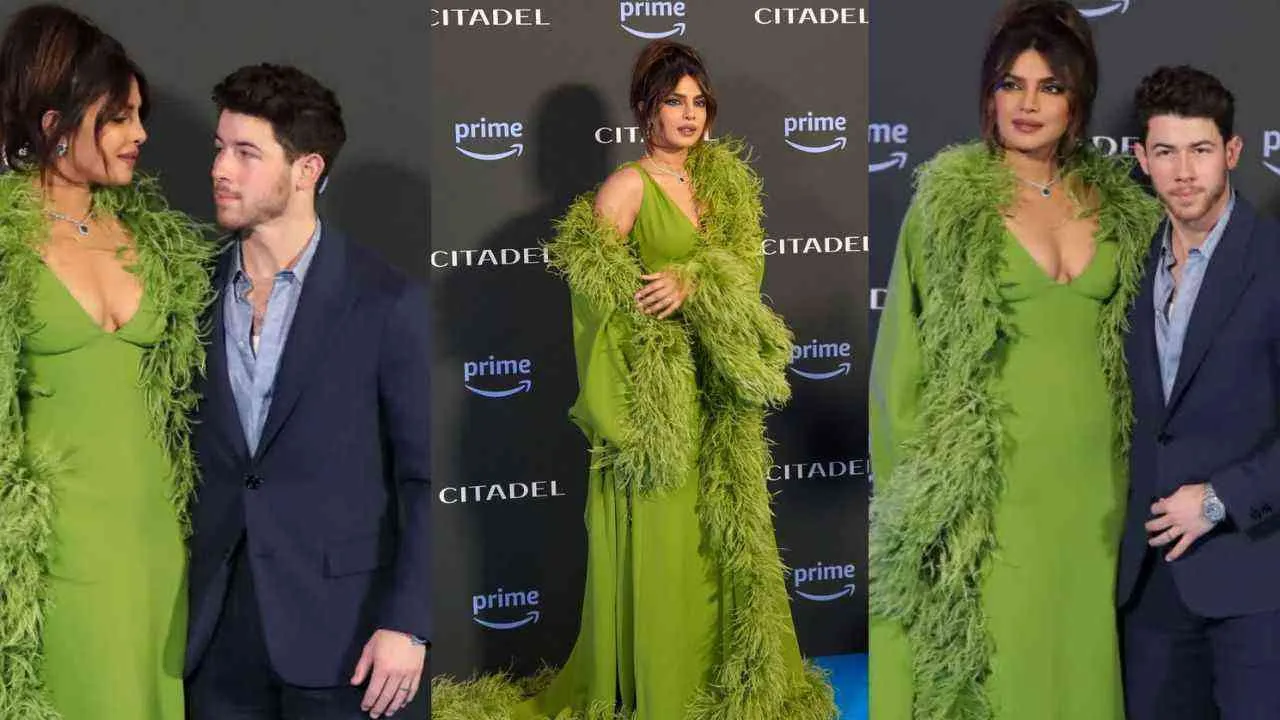 Citadel Premieres at Rome; Priyanka Chopra and Nick Jonas serves couple goals to their worldwide fan