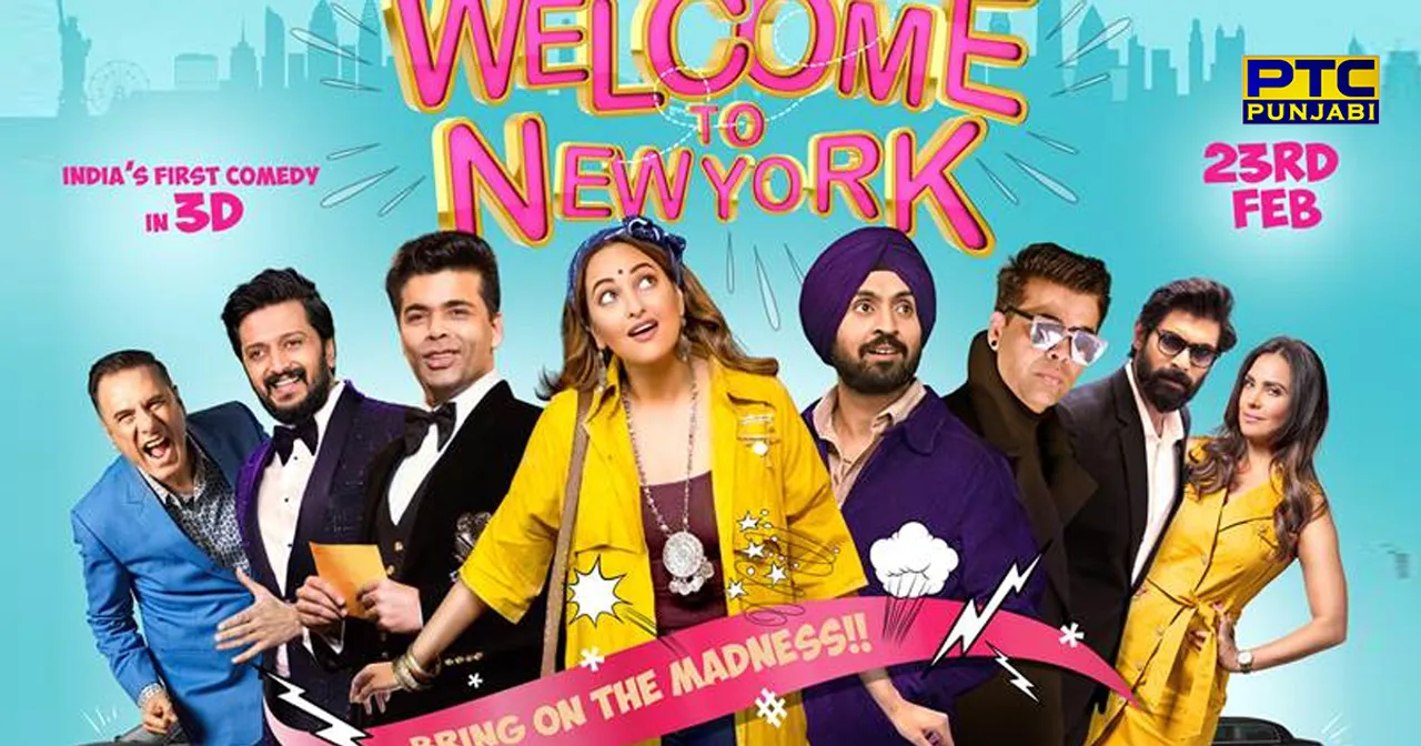WELCOME TO NEW YORK; DILJIT DOSANJH AND REST OF THE STAR CAST GETS IN A HILARIOUS DEBATE