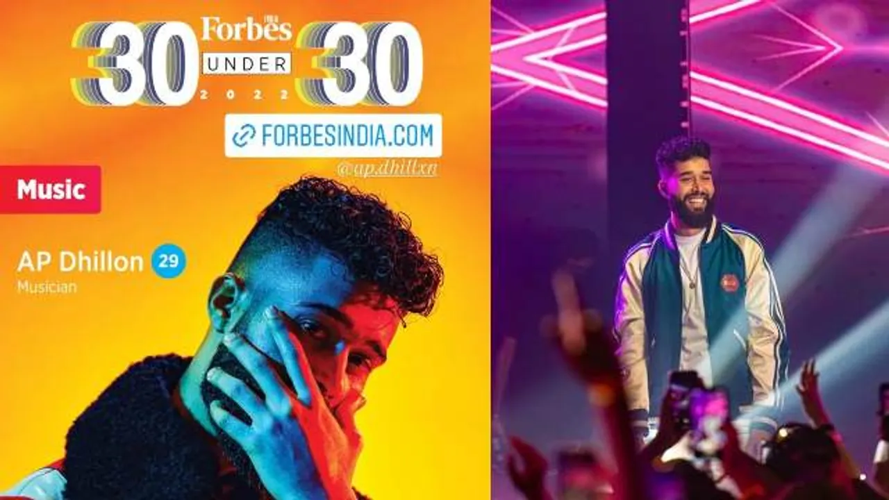 AP Dhillon added feather to his cap as he features in Forbes '30 under 30' for 2022