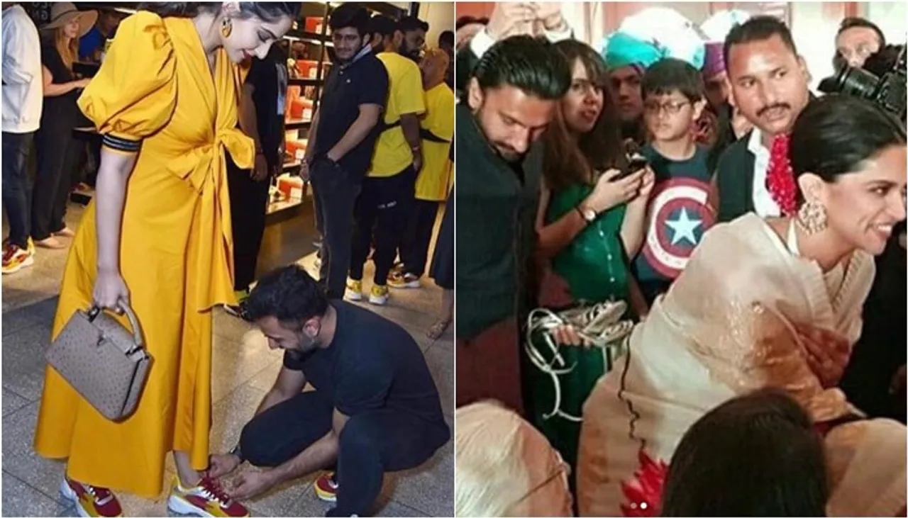 Ranveer Singh, Anand Ahuja Setting Husband Goals By Tying Shoelace & Carrying Sandals