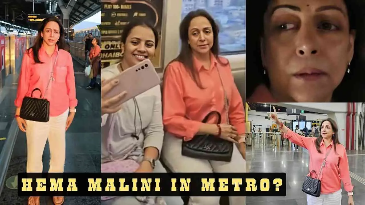 Dream Girl Hema Mailini takes Metro And Auto in Mumbai, Here&#039;s why?