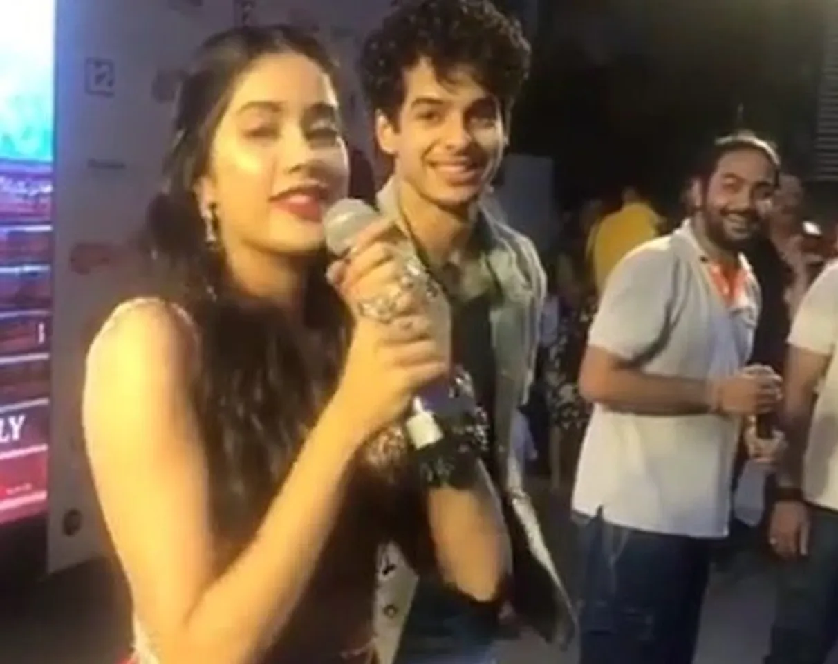 Janhvi Kapoor and Ishan Khattar Enthrall Audience During Dhadak Promotions In Ahmedabad