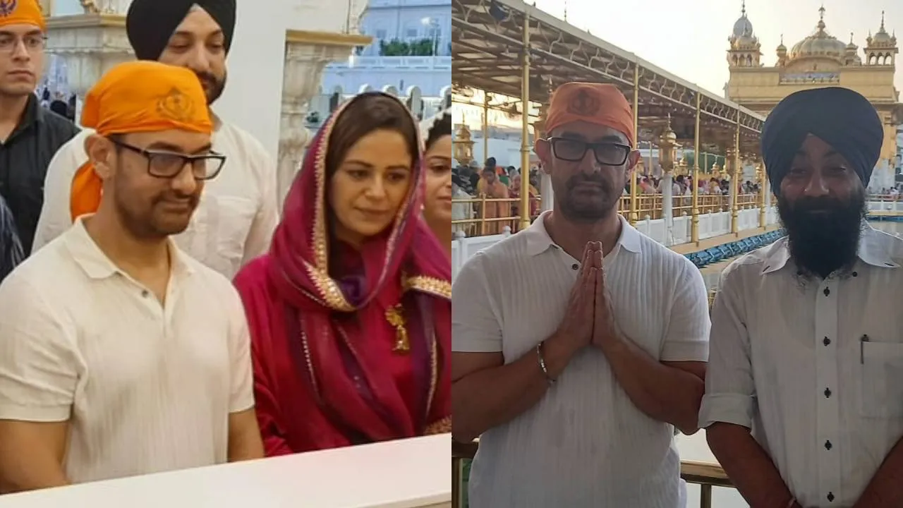 Aamir Khan, Mona Singh offer prayers at Golden Temple ahead of Laal Singh Chaddha's release