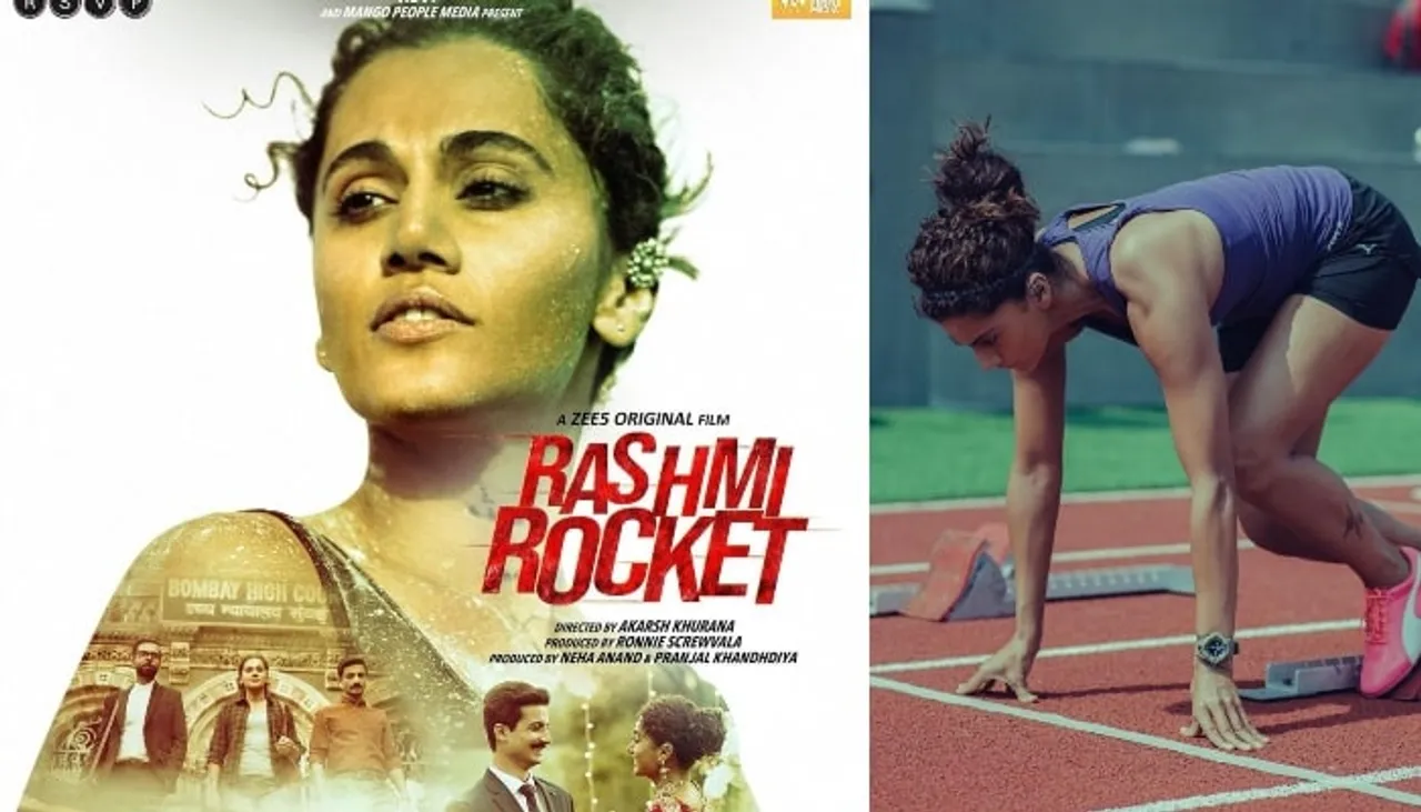 Taapsee Pannu unveils the first look poster of her much anticipated movie 'Rashmi Rocket'
