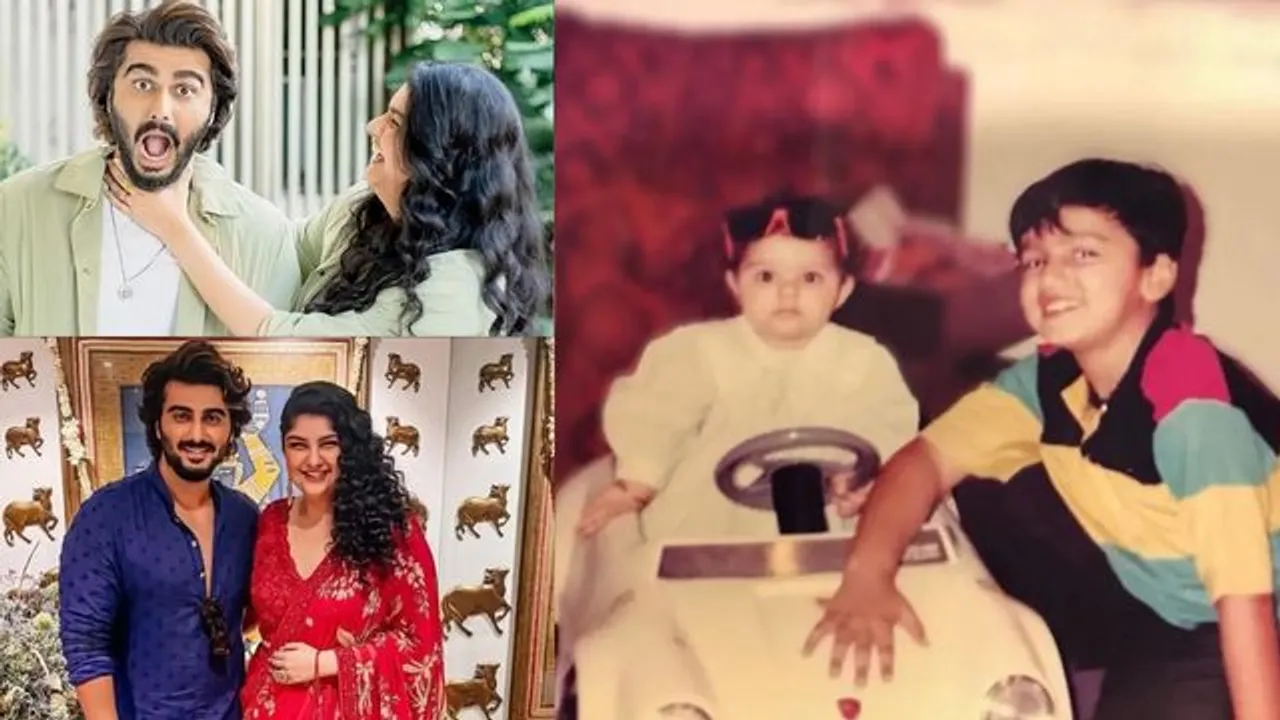 Arjun Kapoor shares unseen picture with sister Anshula Kapoor on her birthday
