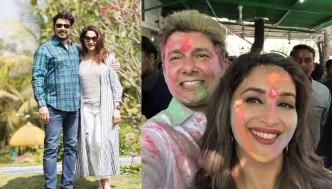 'Dhak Dhak Girl' Madhuri celebrate 22nd Anniversary with husband Shriram Nene