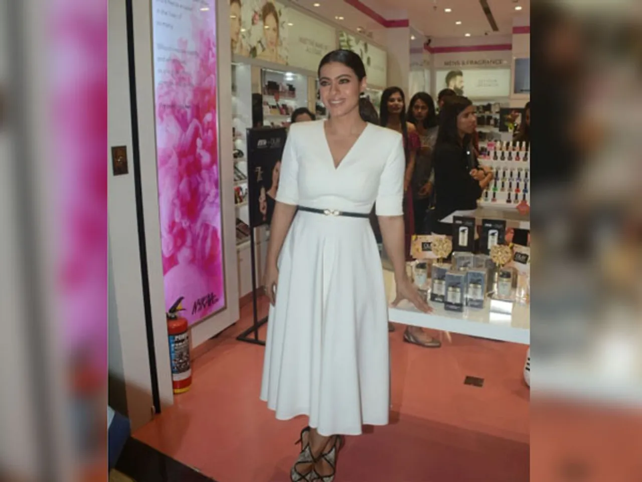 Oops! Kajol's Loses Balance And Trips Down In Public In The Mall