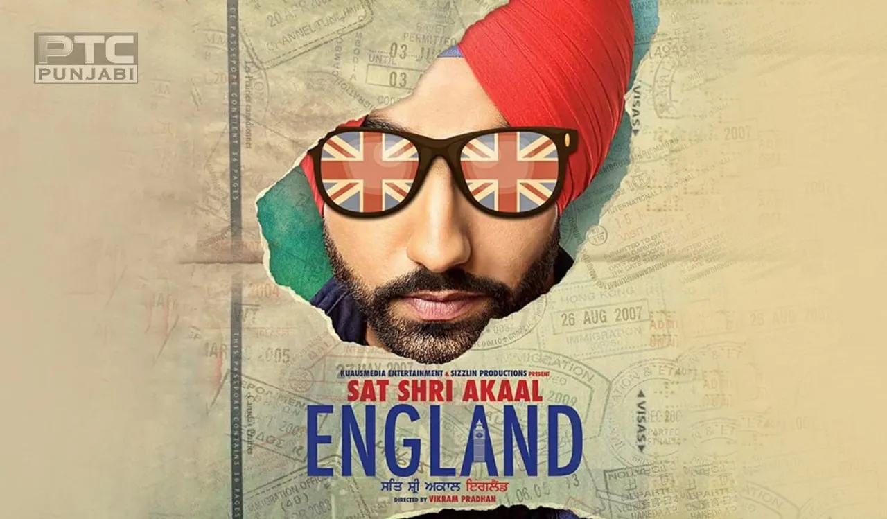 AMMY VIRK UNVEILS THE POSTER OF HIS NEXT FILM 'SAT SHRI AKAAL ENGLAND'