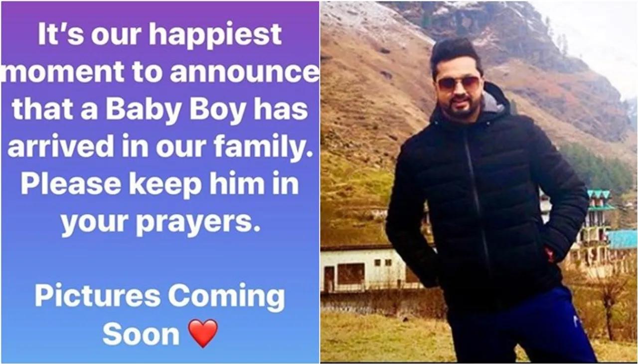 Singer-Actor Roshan Prince Blessed With A Baby Boy!