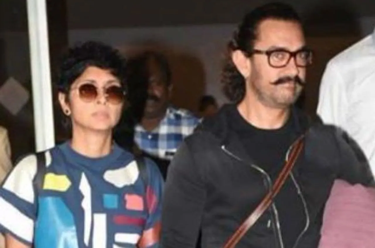 Watch – Aamir Khan’s Wife Kiran Rao Slips And Falls At The Airport