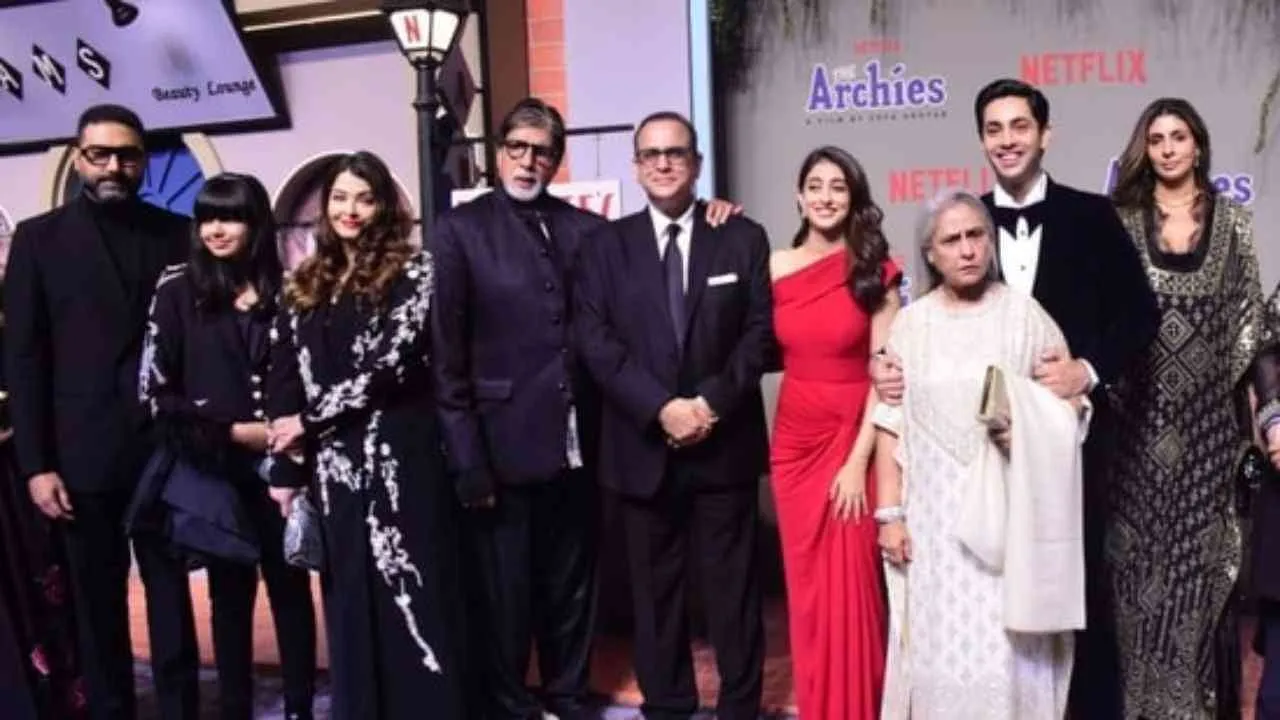 Rumors Quashed: Bachchan Family Radiates Unity at &#039;The Archies&#039; Netflix Premiere