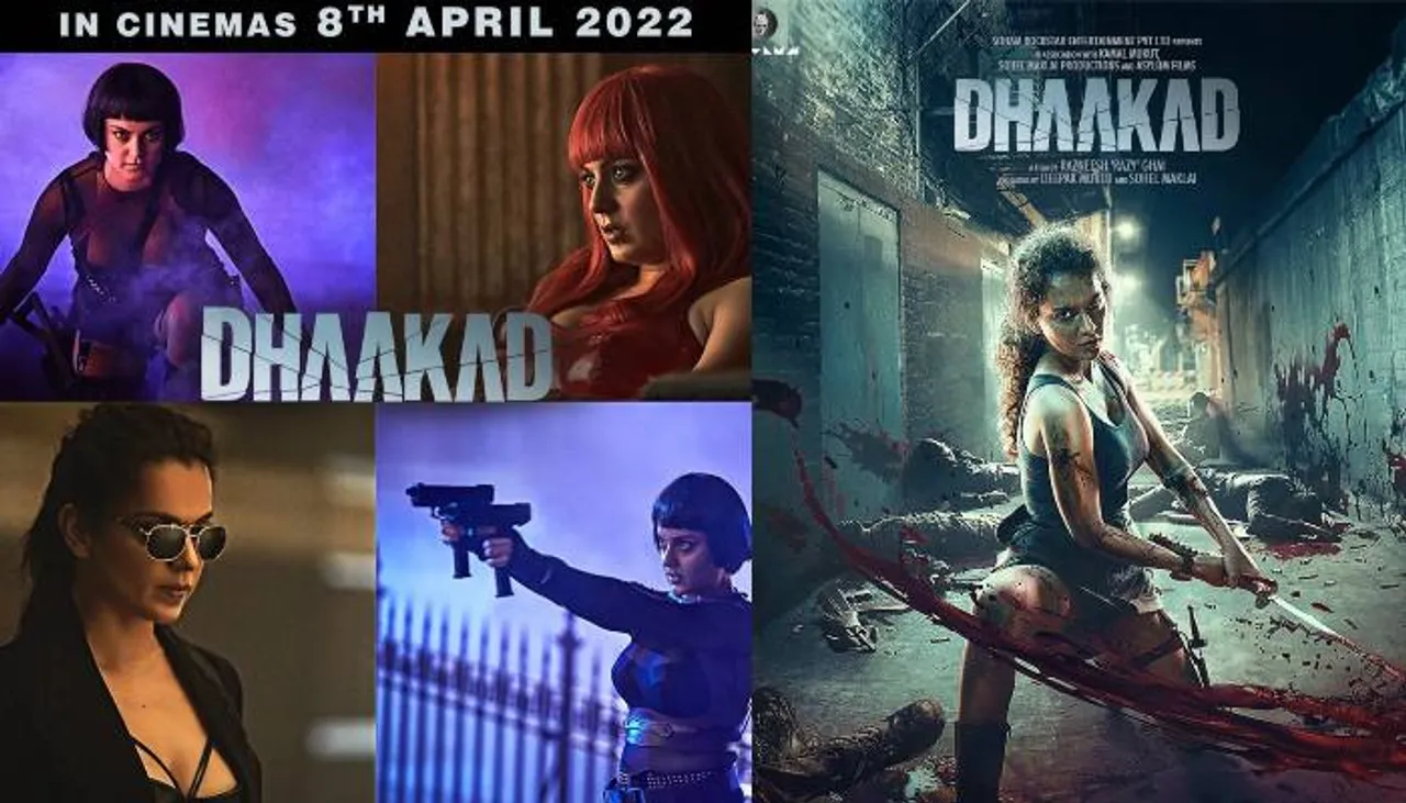 Kangana Ranaut has revealed the release date for her upcoming film 'Dhaakad'