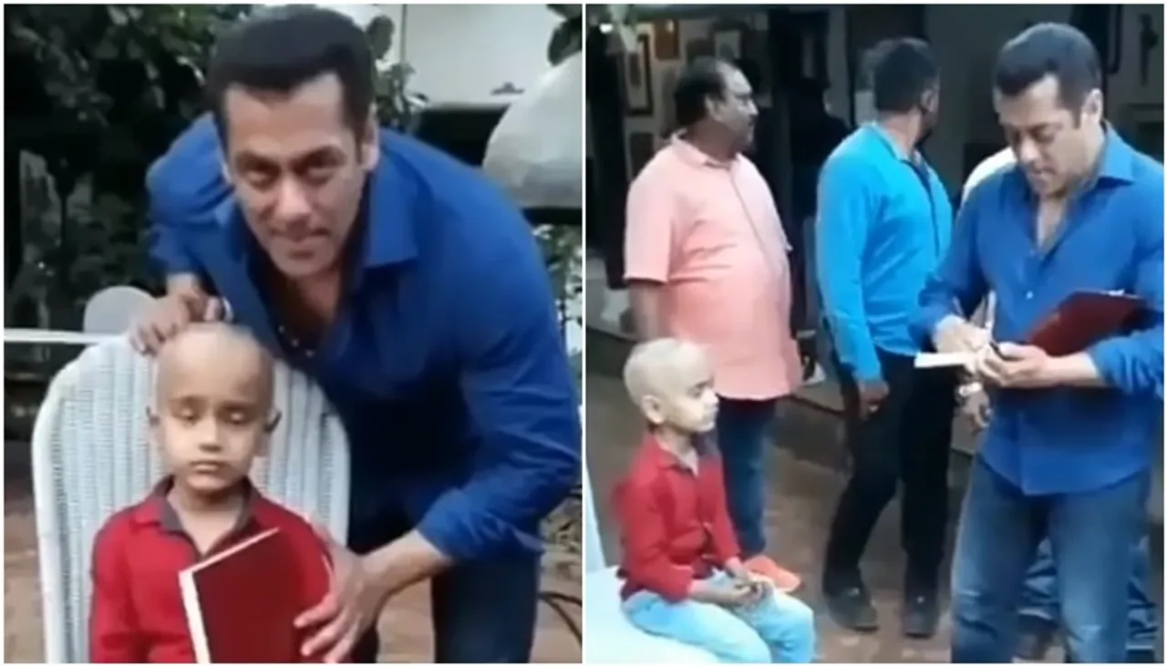 Watch: Salman Khan Surprises And Meets Little Fan Suffering From Cancer