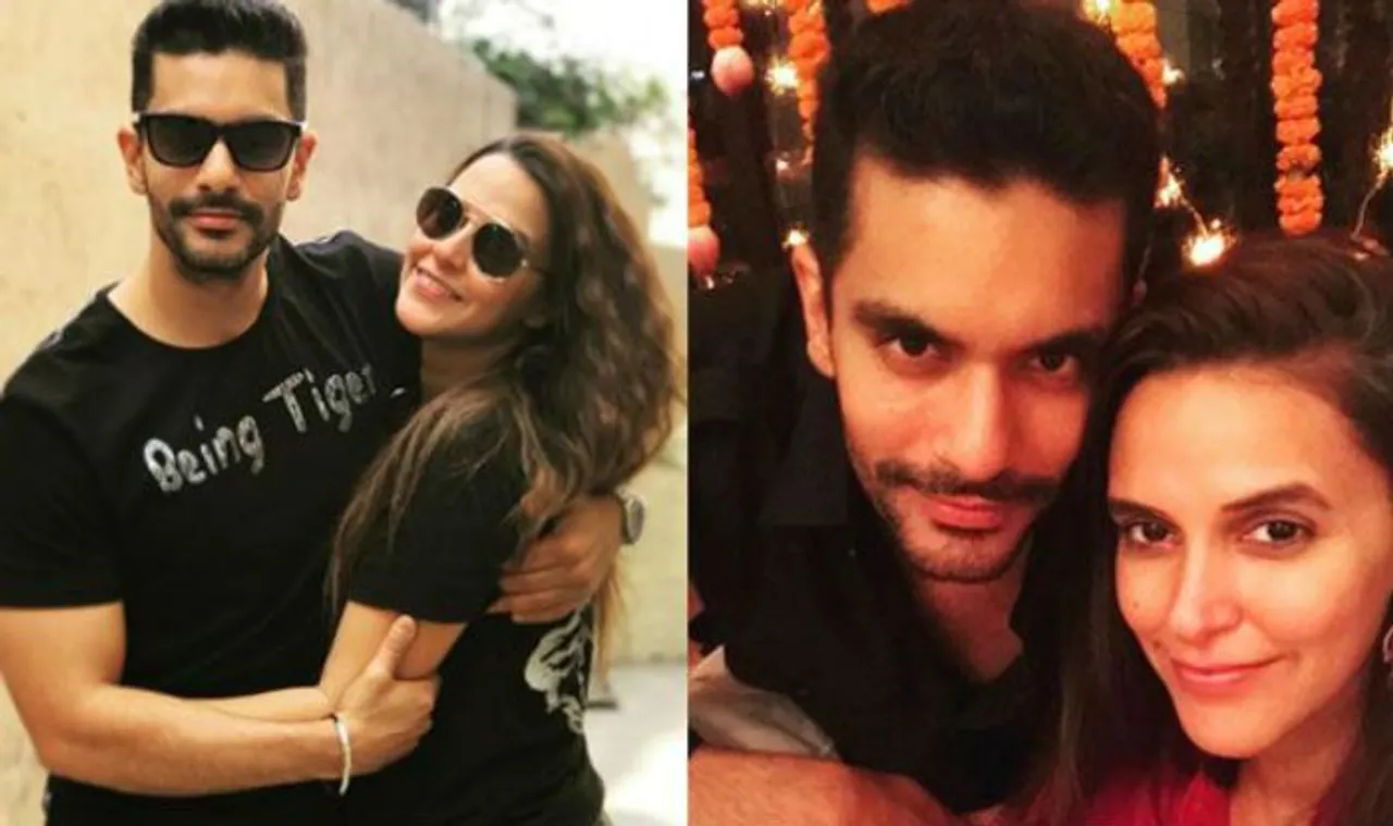 Angad Bedi Goes To Receive Neha Dhupia And A Hug By Neha's Side Shows How Much She Missed Him