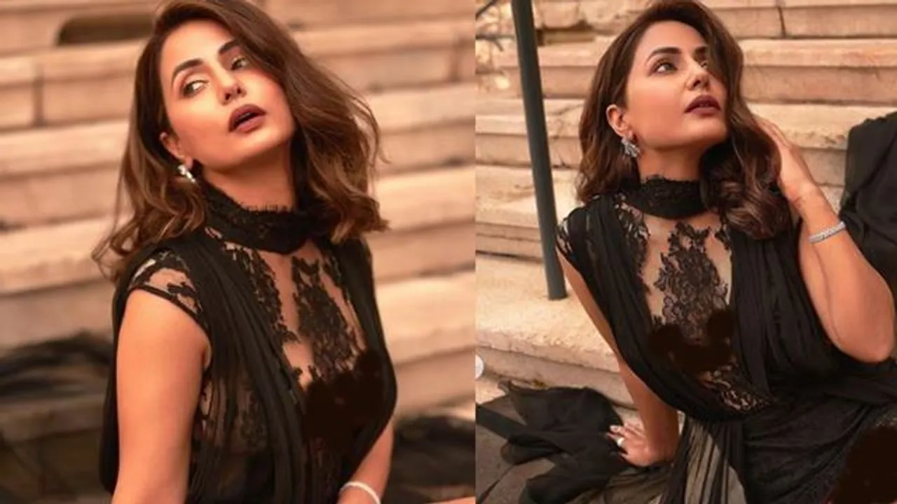 Hina Khan Cannes Look: ਅਦਾਕਾਰਾ ਨੇ ਬਲੈੱਕ ਡਰੈੱਸ ‘ਚ ਆਪਣੀ ਦਿਲਕਸ਼ ਅਦਾਵਾਂ ਨਾਲ ਦਰਸ਼ਕਾਂ ਨੂੰ ਬਣਾਇਆ ਦੀਵਾਨਾ