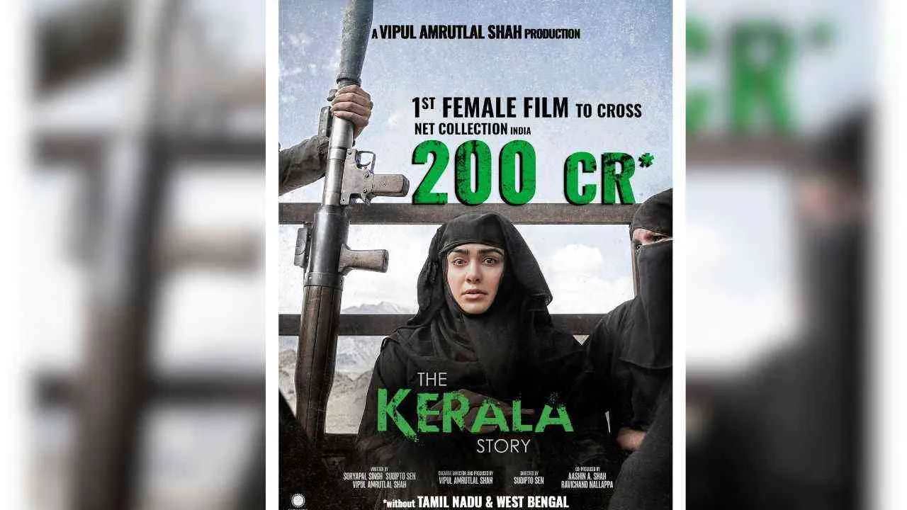 &#039;The Kerala Story&#039; mints Rs 200 crore at box office; Adah Sharma gets emotional