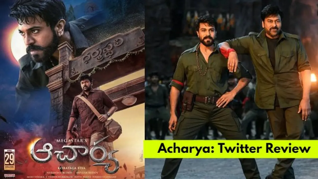 Acharya Twitter Review: Chiranjeevi, Ram Charan's action drama leaves netizens divided