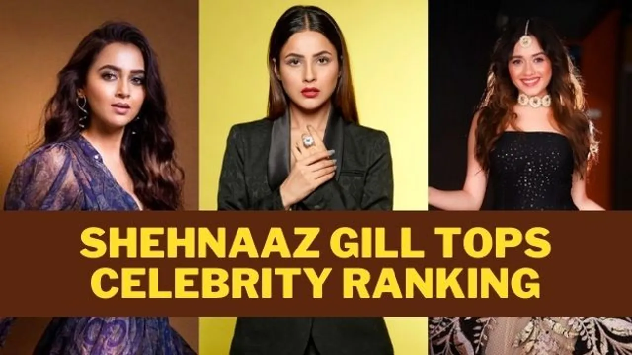 Shehnaaz Gill tops celebrity ranking again, Tejasswi Prakash earns back 2nd spot [FULL LIST INSIDE]