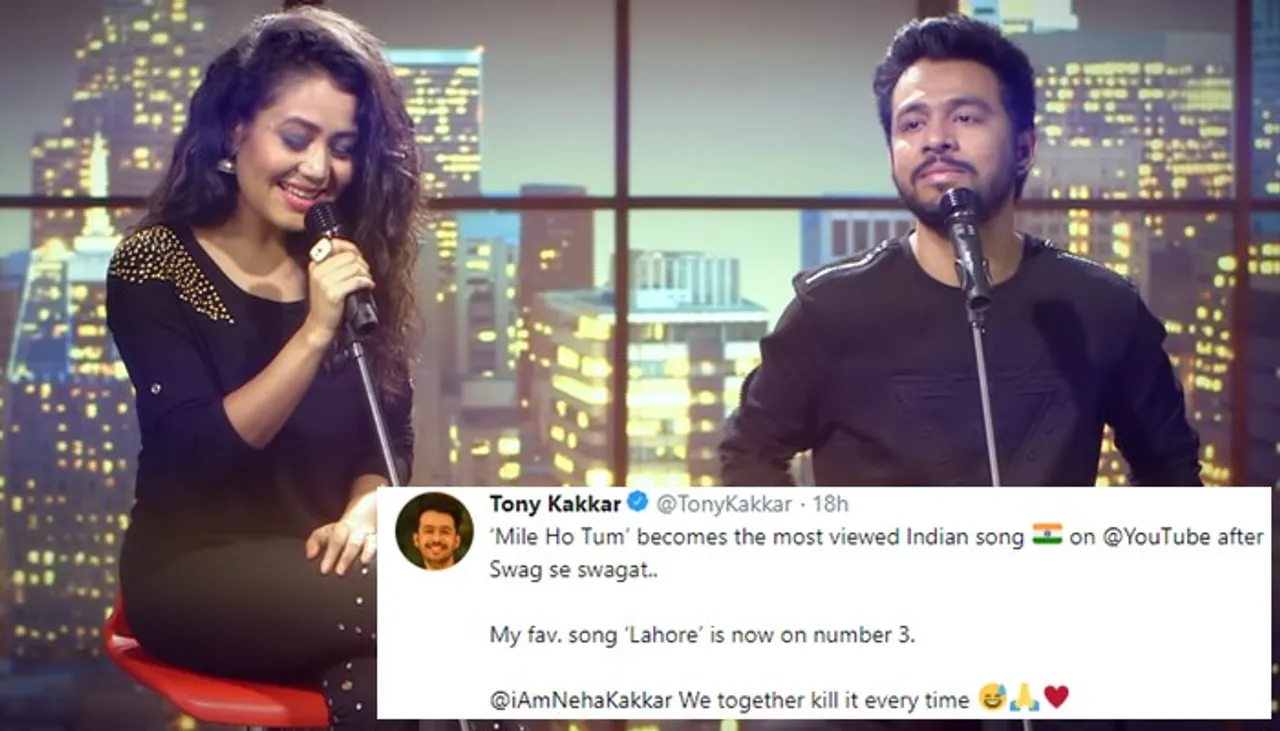 Neha Kakkar's 'Mile Ho Tum Humko' Becomes Second Most Viewed Song On YouTube