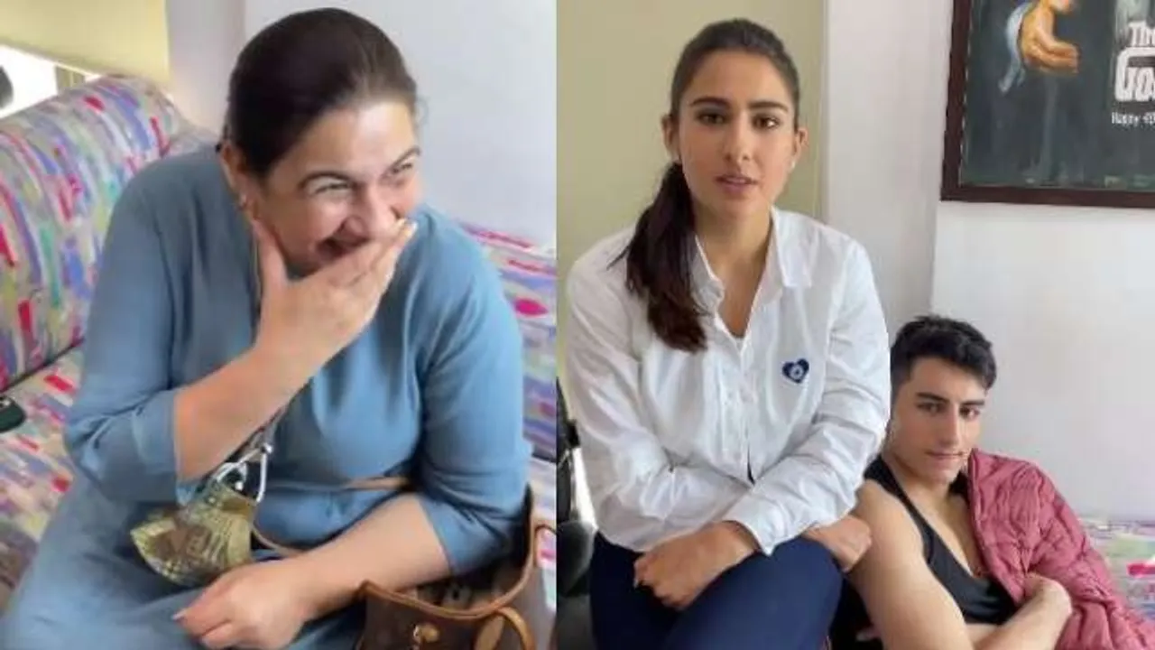On Siblings Day, Sara Ali Khan shares a hilarious video with Ibrahim Ali and Amrita Singh