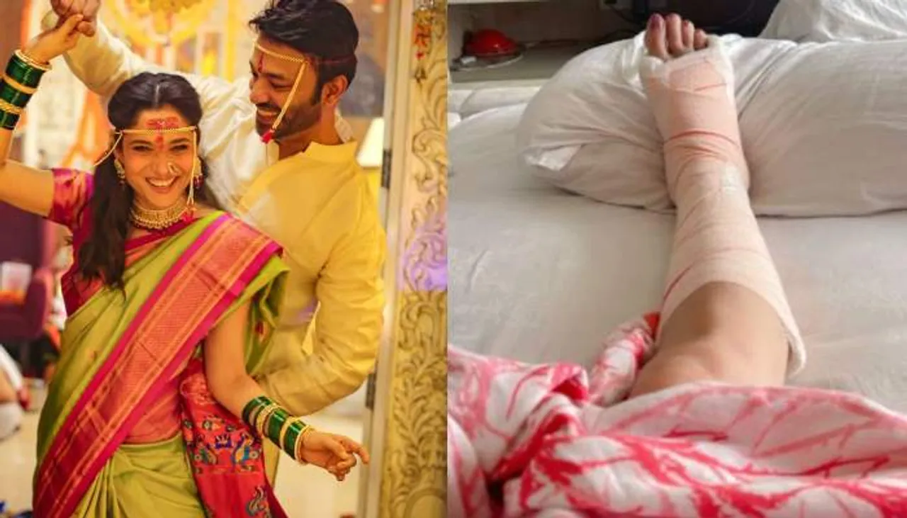 Ankita Lokhande shares a picture of her broken-leg just a few days before her wedding; see picture