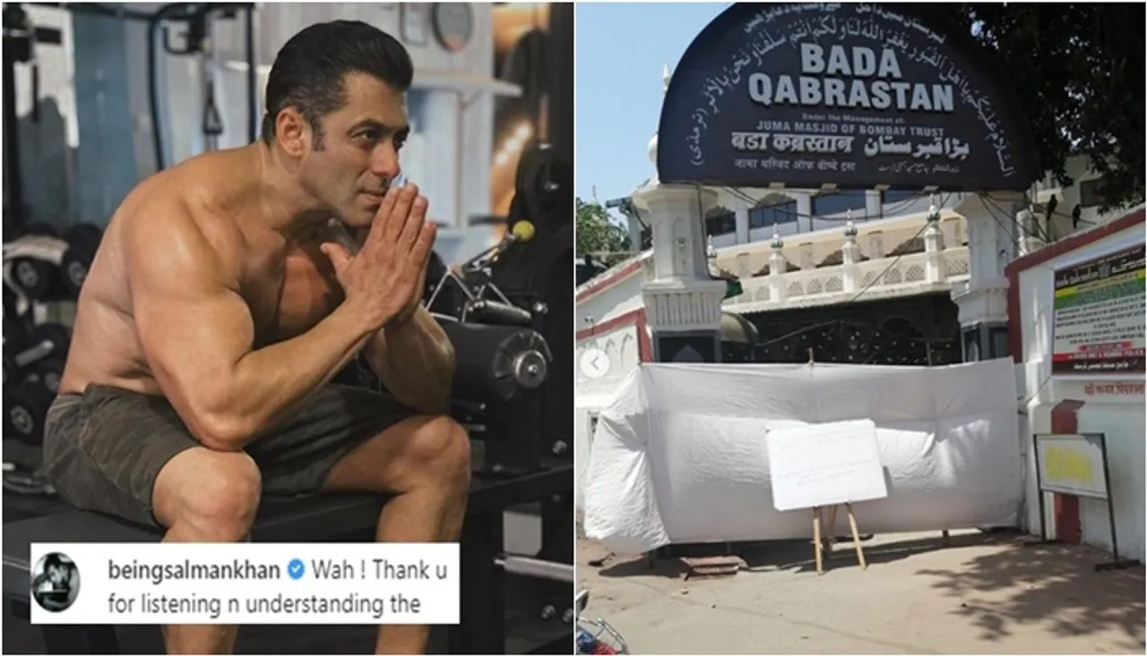 Salman Khan Thanks People For Following Lockdown Amidst 'Shab-E-Baraat'