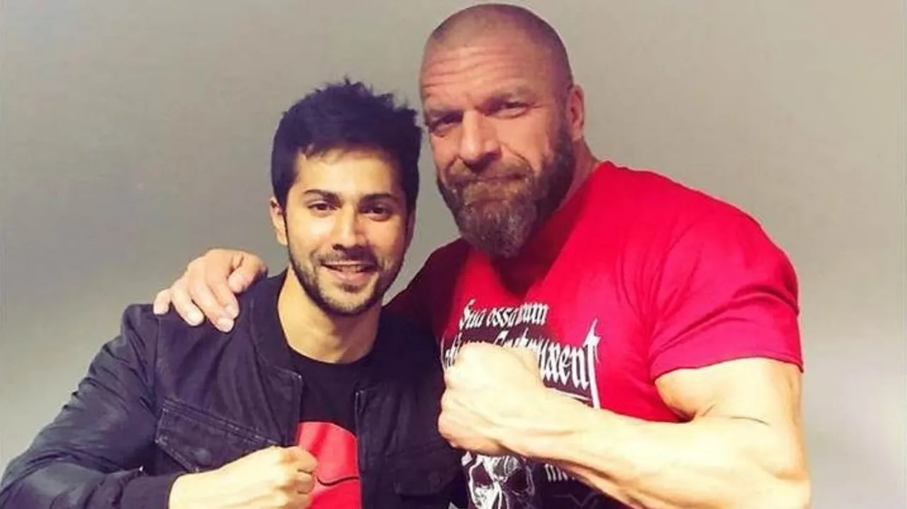 Varun Dhawan shares video with Triple H as WWE star retires from WrestleMania