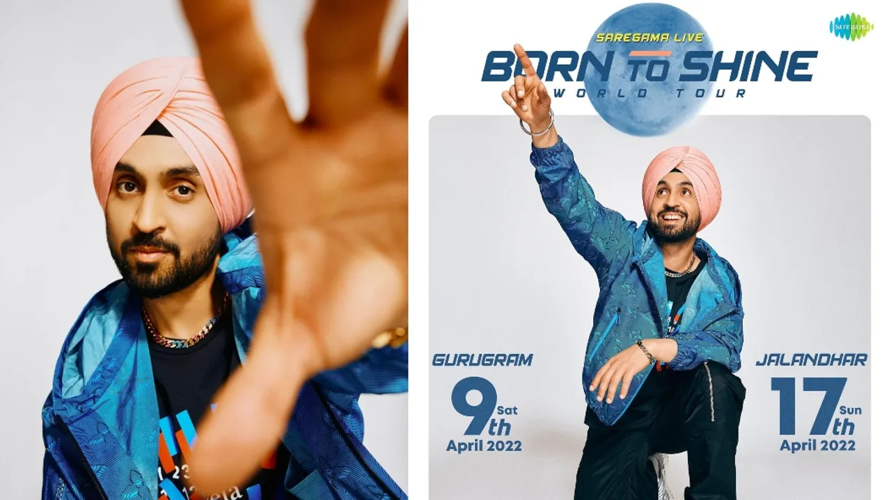 Diljit Dosanjh unveils the dates for his musical tour 'Born To Shine' 2022; dates inside