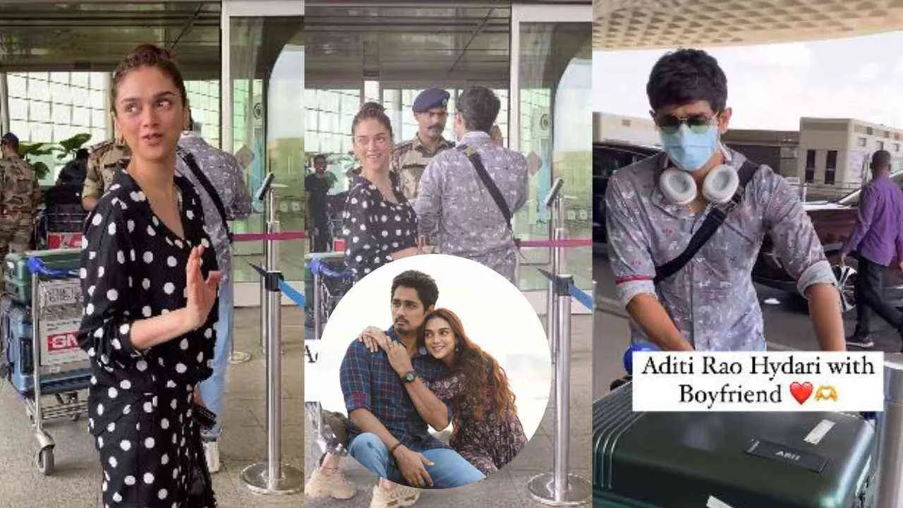 Did Aditi Rao Hydari and Siddharth made their relationship official? Video goes viral