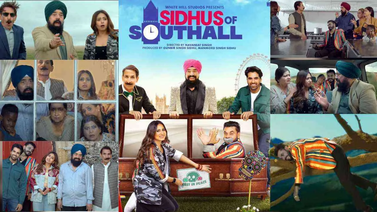 &#039;Sidhus of Southall&#039; trailer review: Packed with drama and mystery, Sargun Mehta-Ajay Sarkaria takes everyone on a laughter ride